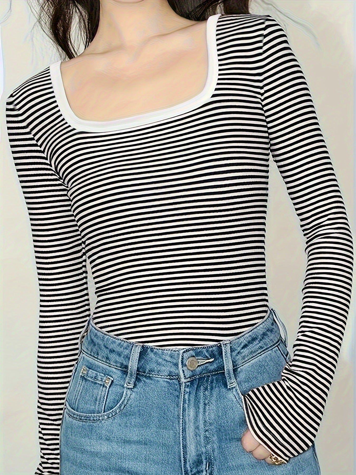 Womens Long-sleeve T-shirt Inner Base Layer Top