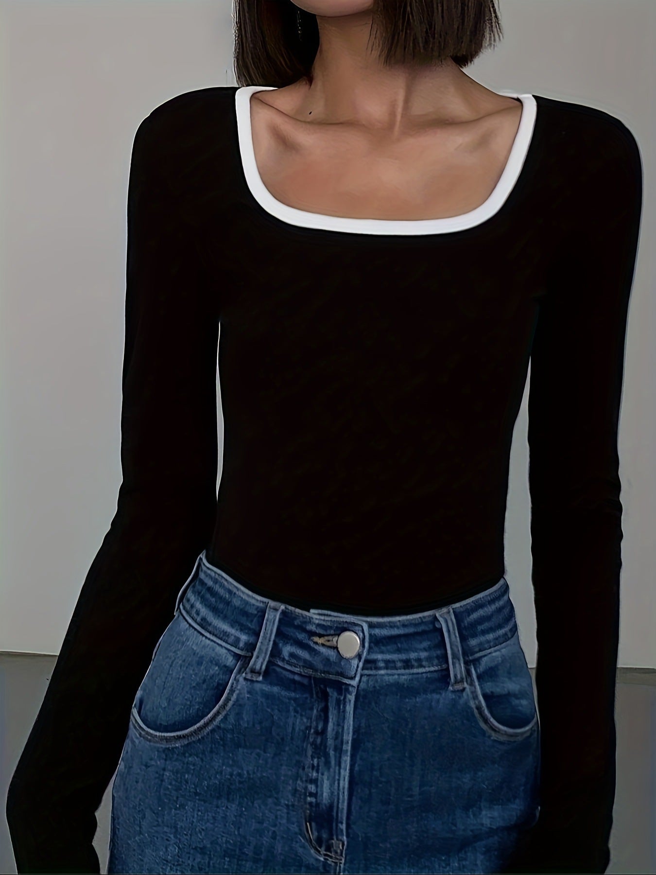 Womens Long-sleeve T-shirt Inner Base Layer Top