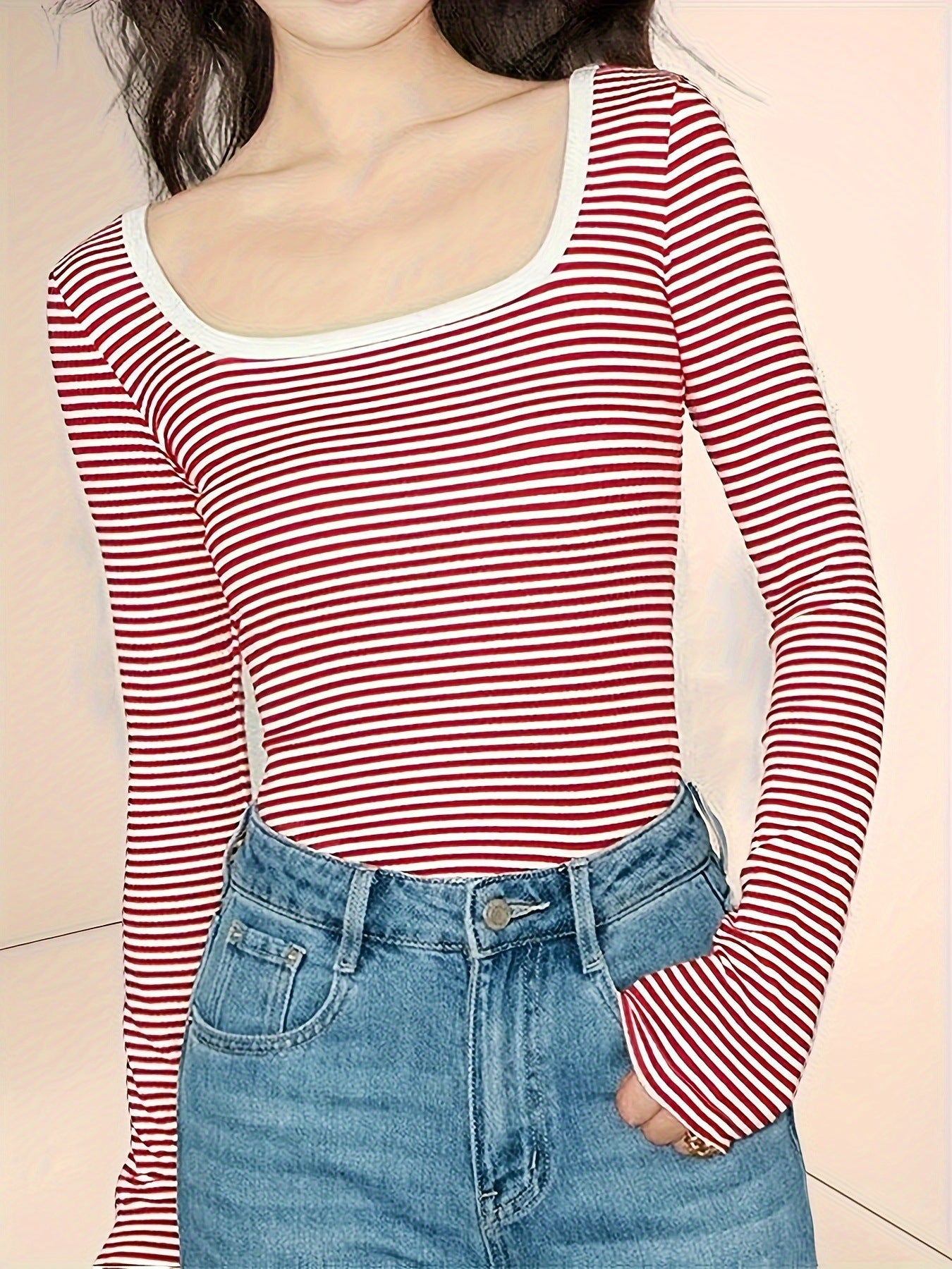 Womens Long-sleeve T-shirt Inner Base Layer Top