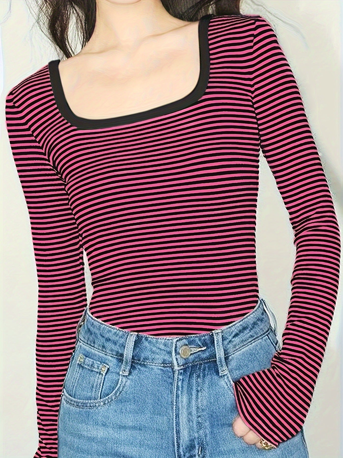 Womens Long-sleeve T-shirt Inner Base Layer Top